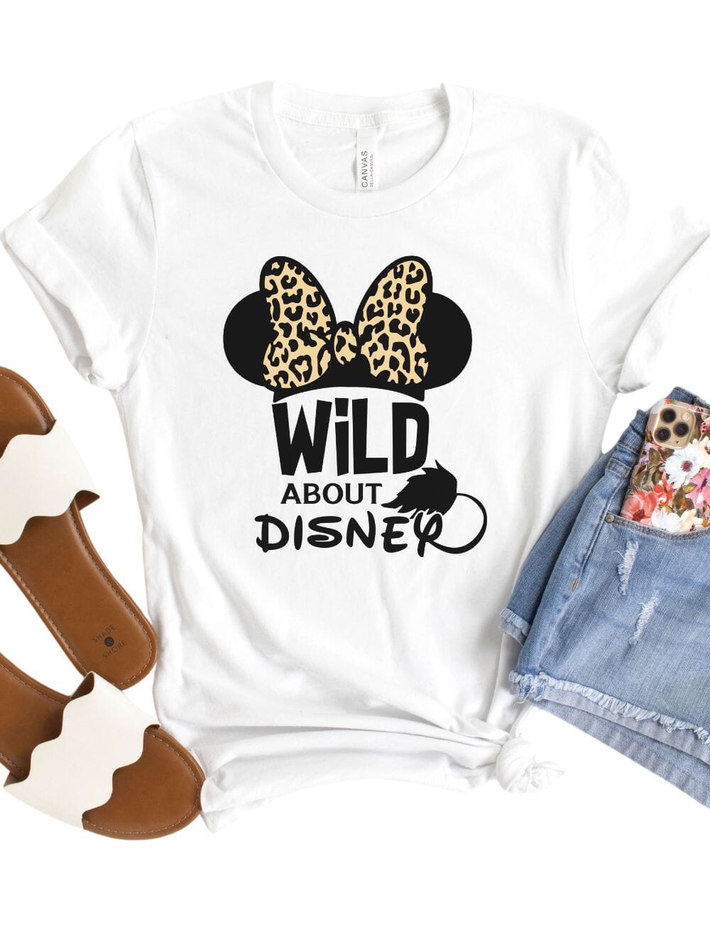 Wild About Disney Mom T-Shirt Bella + Canvas Unisex Jersey Short Sleeve Tee - Many Colors - Sydney So Sweet