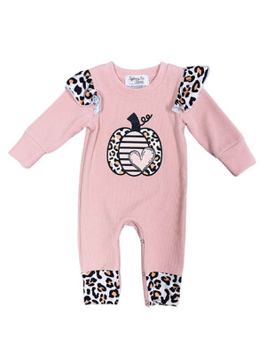 Wild Love for Pumpkins Girls Baby Romper - Sydney So Sweet