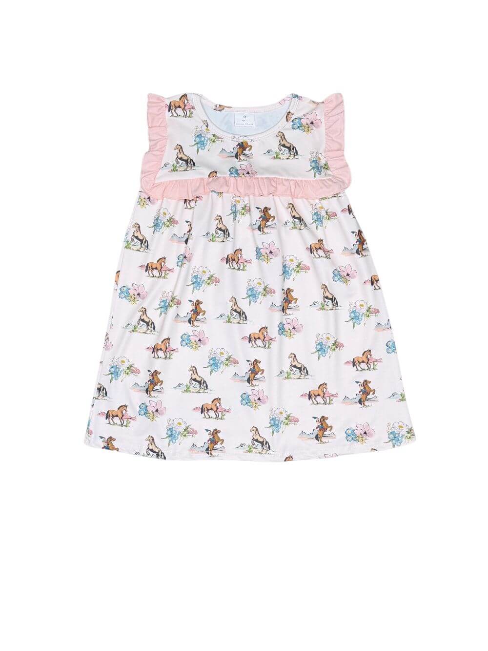 Wildflower Horse Ranch Girls Scalloped Dress