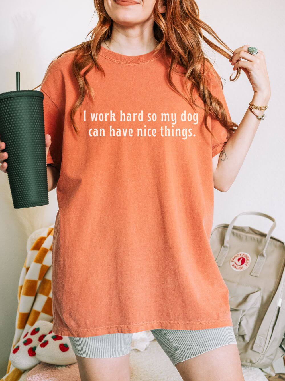 I Work Hard So My Dog Can Have Nice Things Dog Sports Comfort Colors Unisex Dog Mom T-Shirt - Sydney So Sweet