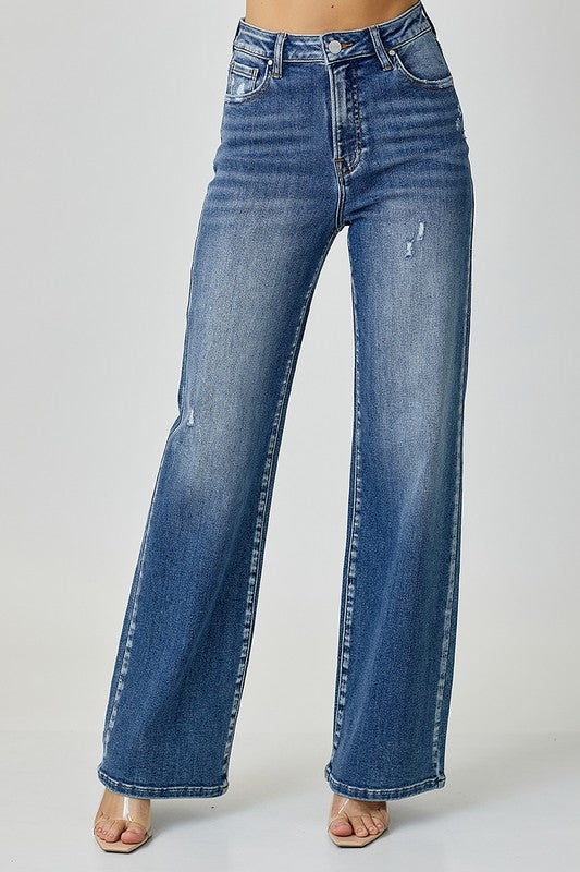 RISEN High Waist Jeans with Pockets - Sydney So Sweet