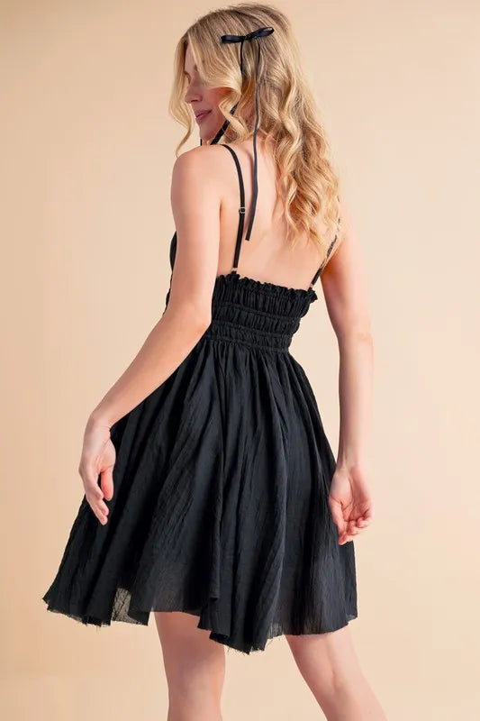 Aemi+Co Lace Detail Mini Cami Dress - Sydney So Sweet