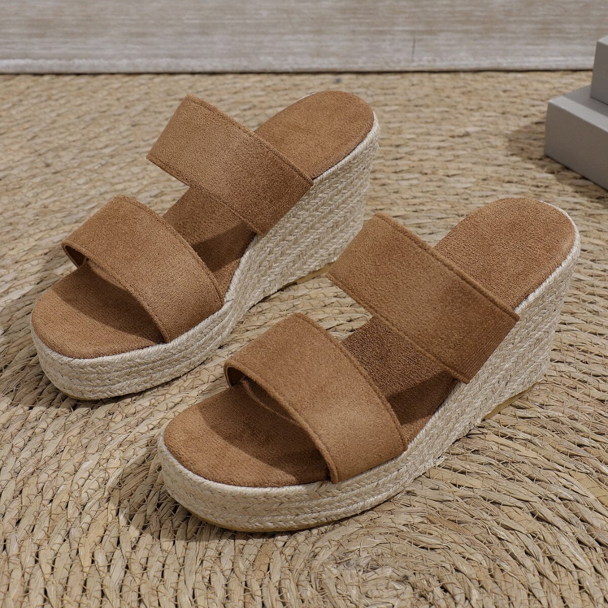 Open Toe Wedge Sandals - Sydney So Sweet