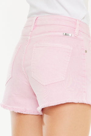 Kancan Raw Hem High Waist Denim Shorts - Sydney So Sweet