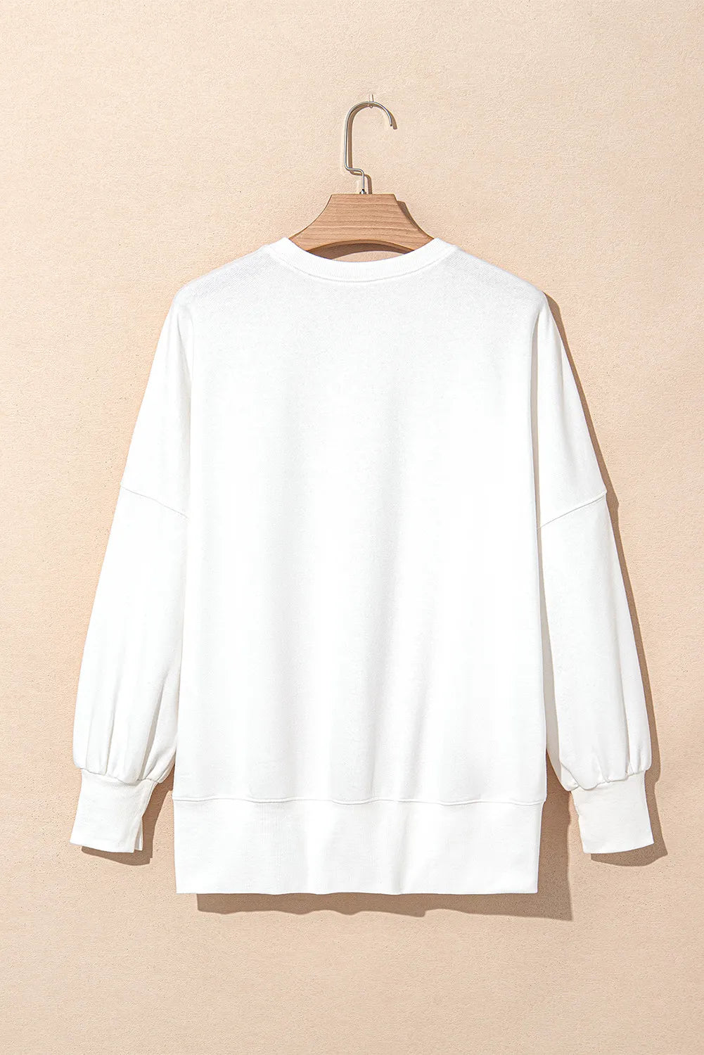 Bow Round Neck Long Sleeve Sweatshirt - Sydney So Sweet