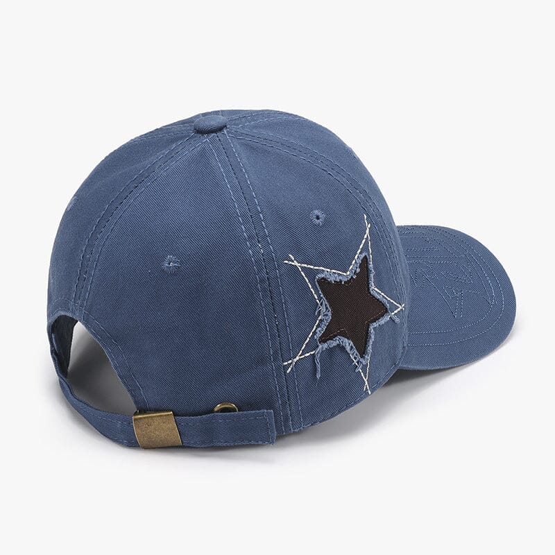 Adjustable Star Raw Hem Cap - Sydney So Sweet