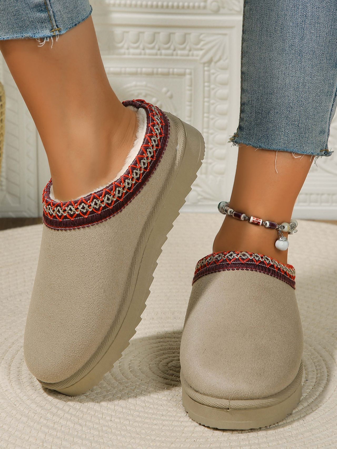 Round Toe Platform Slippers - Sydney So Sweet