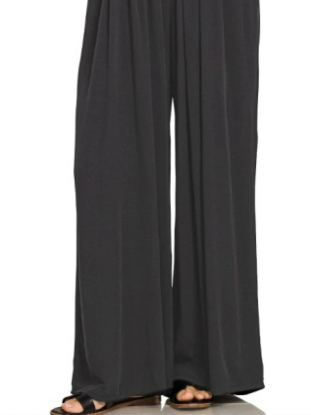 Zenana Woven Rayon Crepe Wide Leg Overalls - Sydney So Sweet