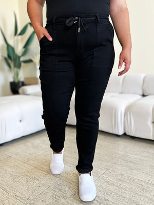 Judy Blue Full Size High Waist Double Roll Cuff Jeans - Sydney So Sweet