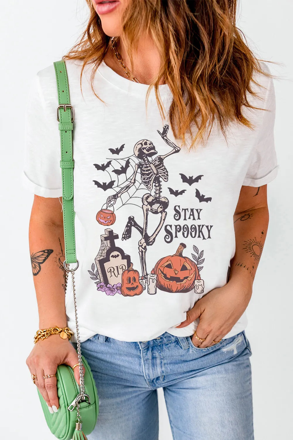 Stay Spooky Women's Graphic Short Sleeve T-Shirt - Sydney So Sweet