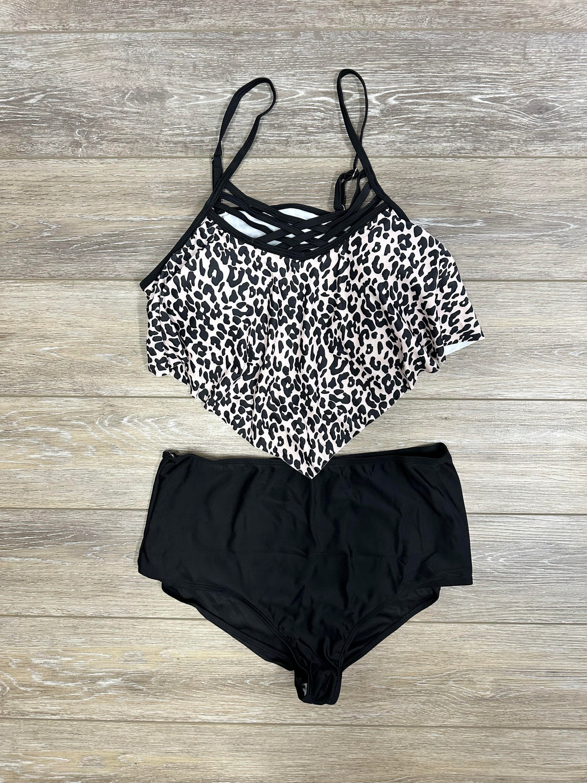 One of a Kind Item #142 - Adult Animal Print Swimsuit Size XXL - Sydney So Sweet