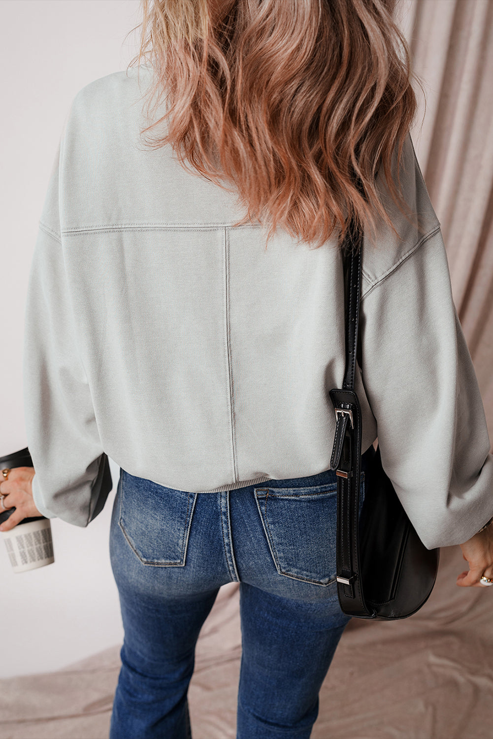 Round Neck Long Sleeve Sweatshirt - Sydney So Sweet