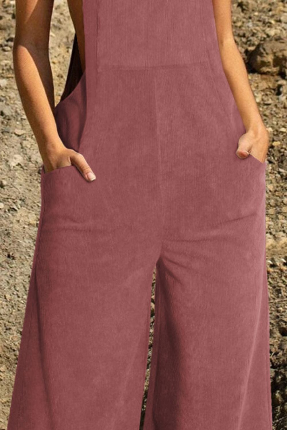 Pocketed Wide Leg Overall - Sydney So Sweet