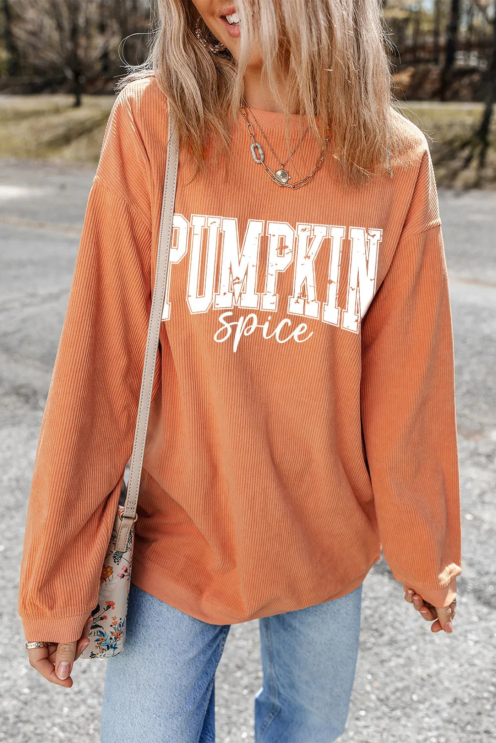 Pumpkin Spice Long Sleeve Sweatshirt - Sydney So Sweet