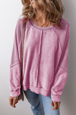 Round Neck Long Sleeve Sweatshirt - Sydney So Sweet