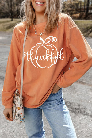 Graphic Round Neck Long Sleeve Sweatshirt - Sydney So Sweet