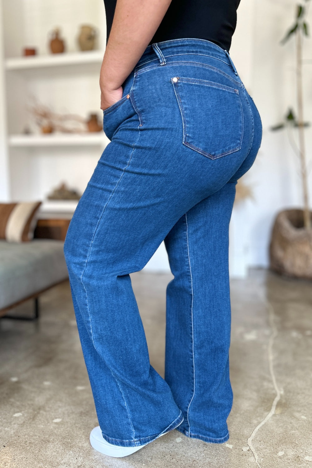 Judy Blue Full Size High Rise Straight Jeans - Sydney So Sweet