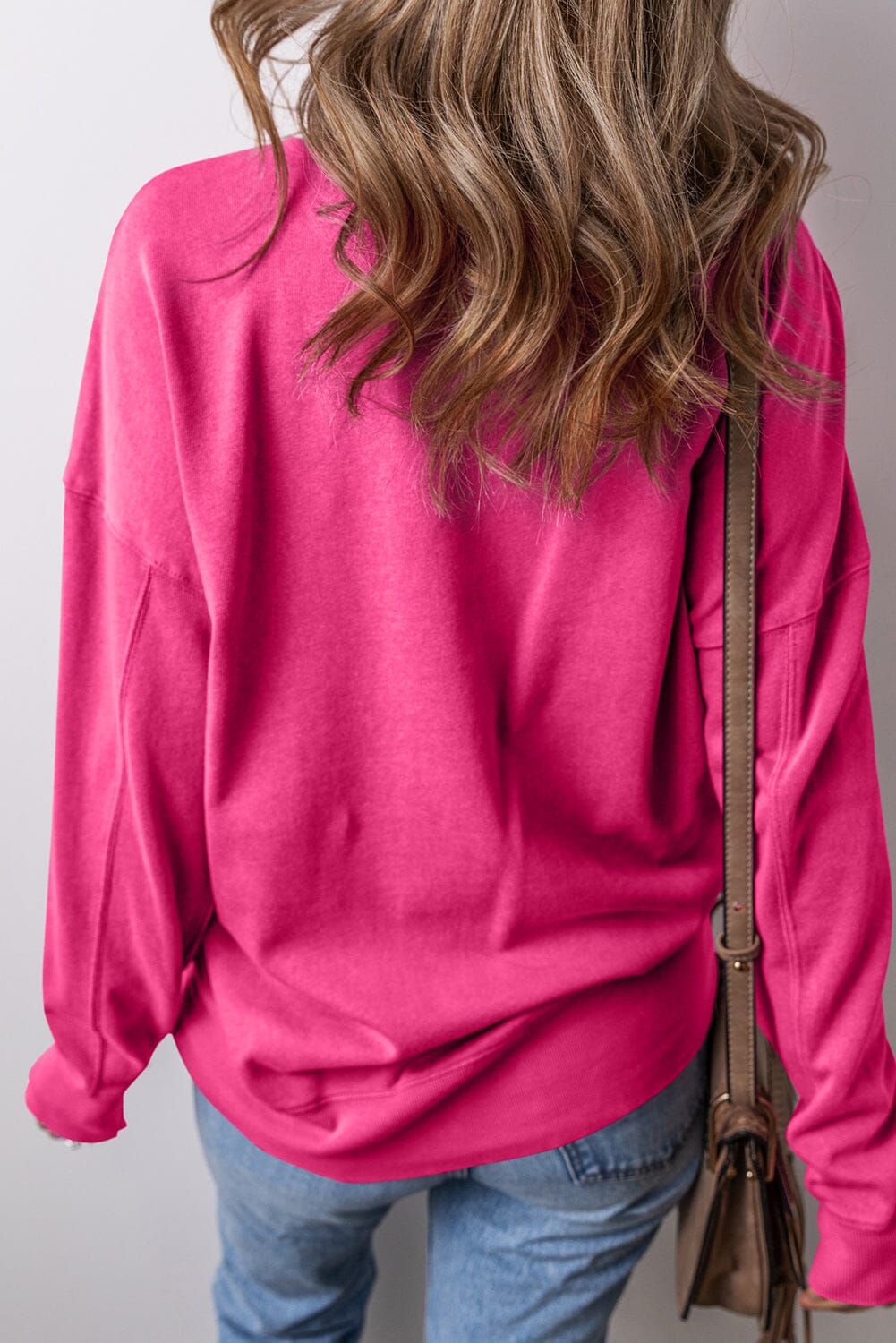 Round Neck Long Sleeve Sweatshirt - Sydney So Sweet