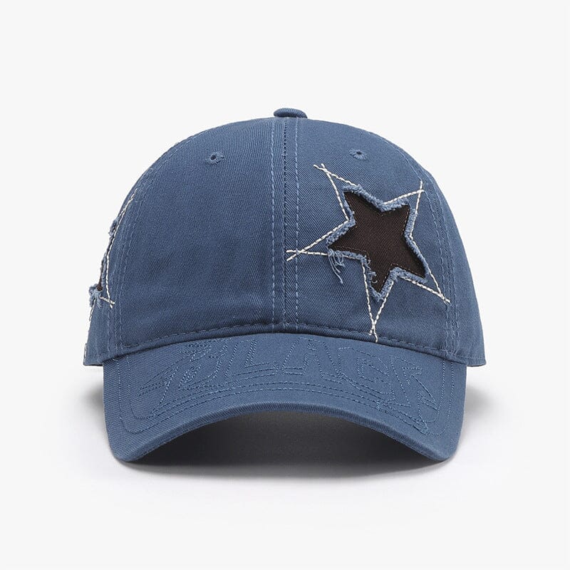 Adjustable Star Raw Hem Cap - Sydney So Sweet