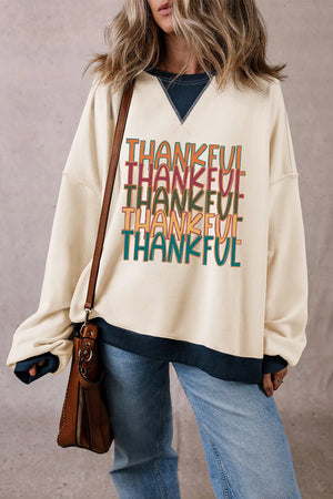 THANKFUL Women's Graphic Long Sleeve Sweatshirt - Sydney So Sweet