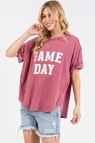 Mittoshop GAME DAY Round Neck Short Sleeve T-Shirt - Sydney So Sweet