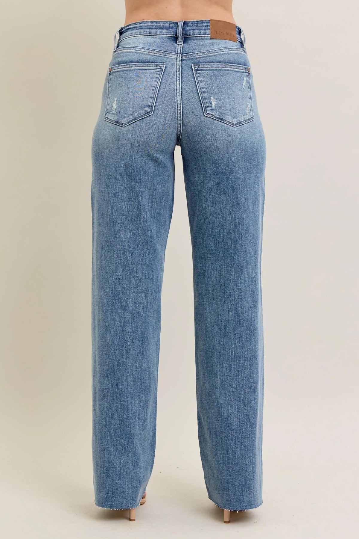 Judy Blue Full Size V - Front Baggy Jeans Plus Size - Sydney So Sweet
