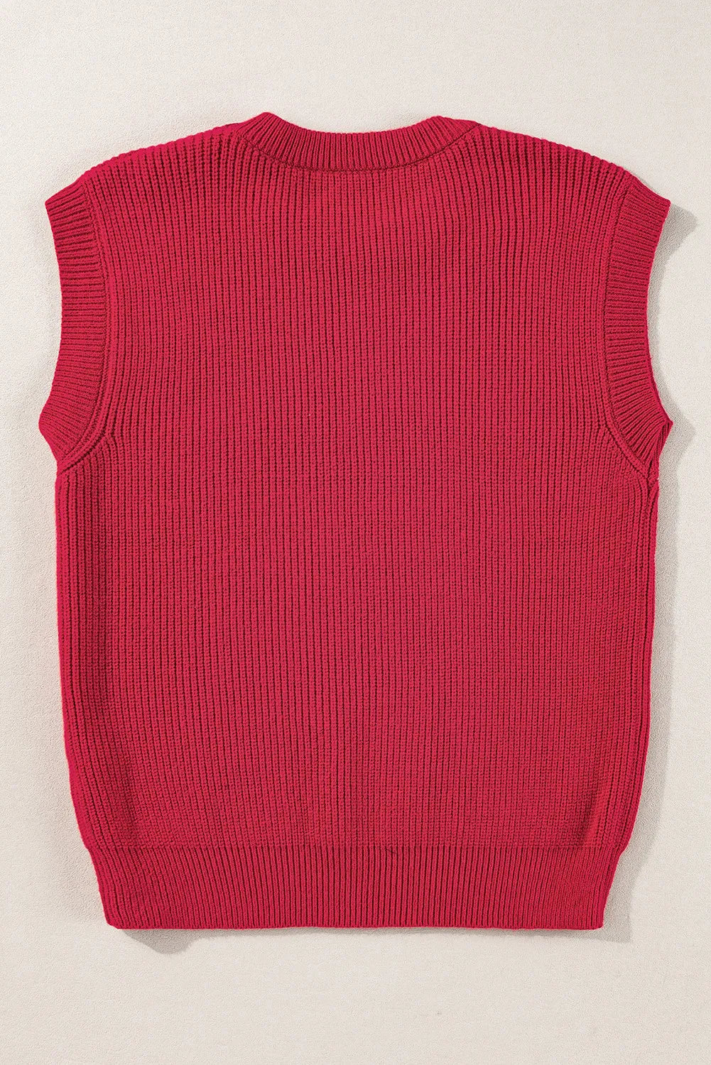 GAME DAY Round Neck Sweater Vest - Sydney So Sweet