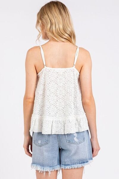 Mittoshop Textured V-Neck Cami - Sydney So Sweet