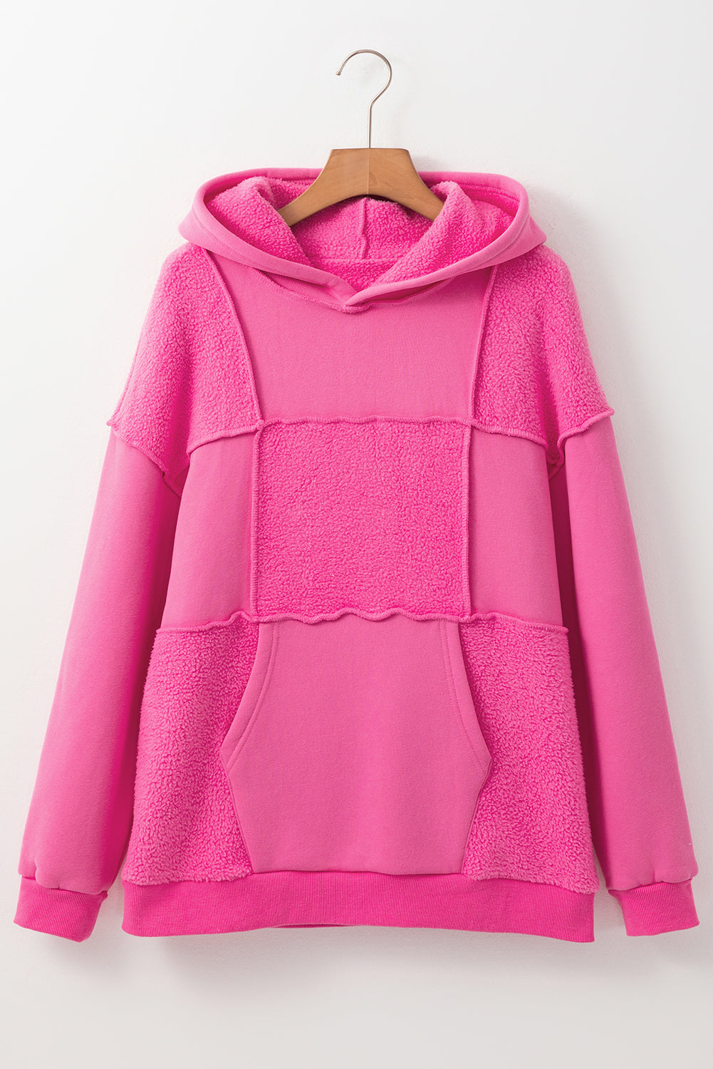 Exposed Seam Long Sleeve Hoodie - Sydney So Sweet