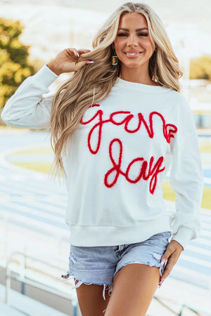 Round Neck Long Sleeve Sweatshirt - Sydney So Sweet