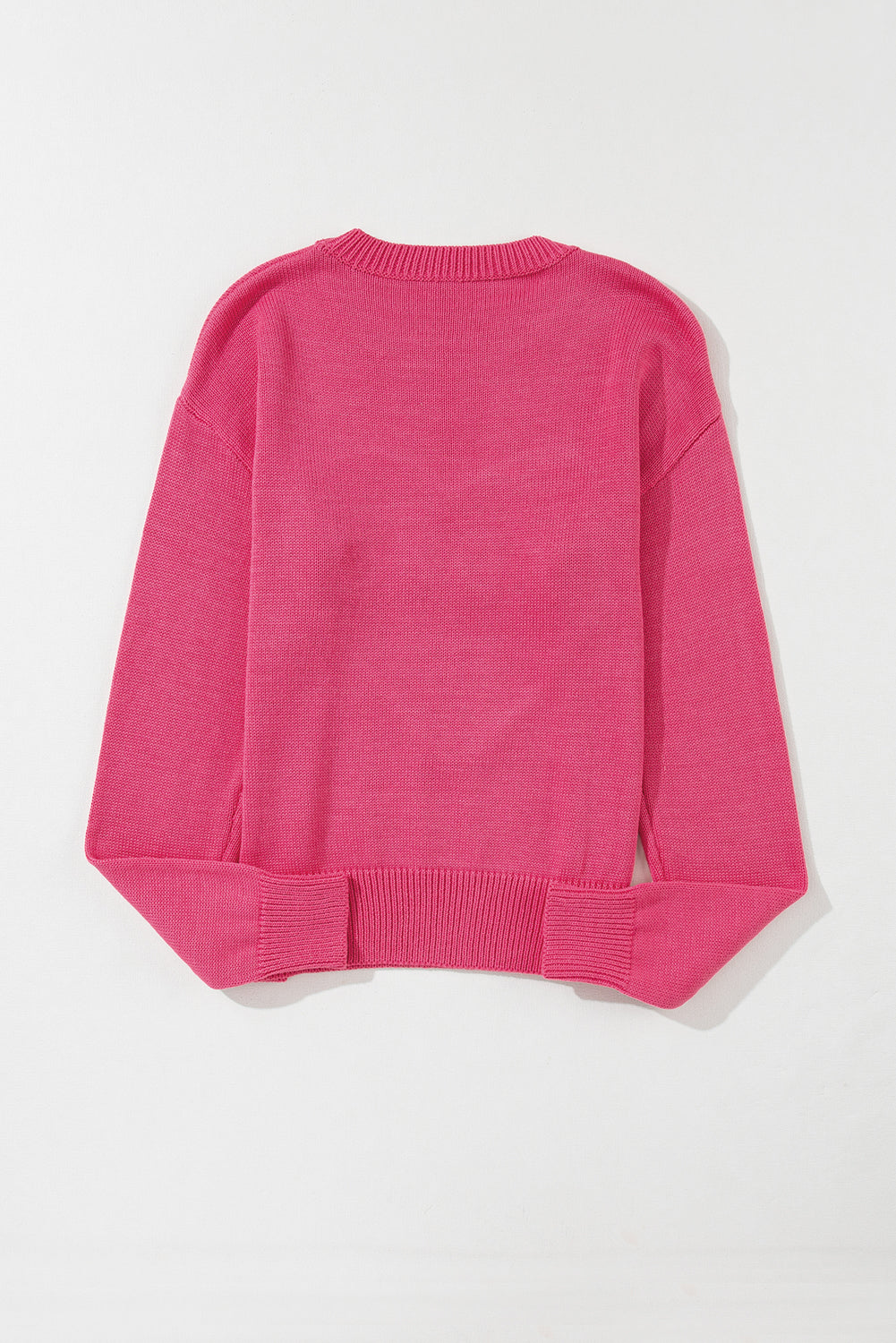 XOXO Round Neck Drop Shoulder Sweater - Sydney So Sweet