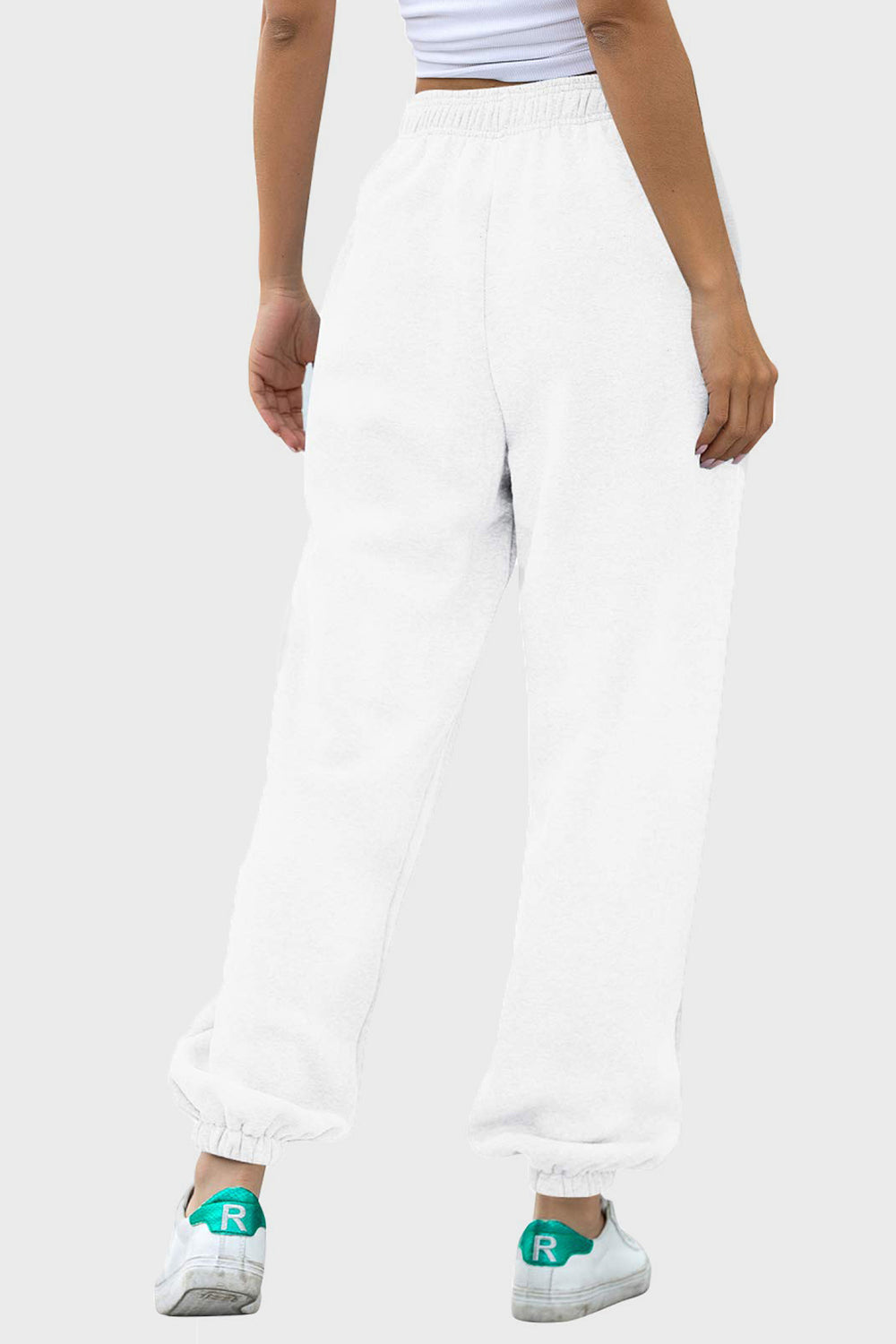 Elastic Waist Joggers with Pockets - Sydney So Sweet