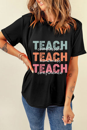 Teach Teach Teach Short Sleeve Women's Graphic T-Shirt - Sydney So Sweet