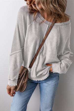 Round Neck Long Sleeve Sweatshirt - Sydney So Sweet