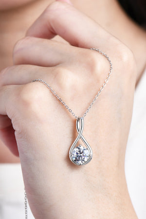 2 Carat Moissanite 925 Sterling Silver Necklace - Sydney So Sweet