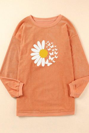 Daisy & Butterfly Women's Graphic Long Sleeve Sweatshirt - Sydney So Sweet