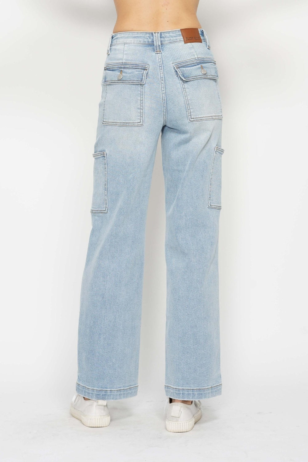 Judy Blue Full Size High Waist Straight Cargo Jeans - Sydney So Sweet