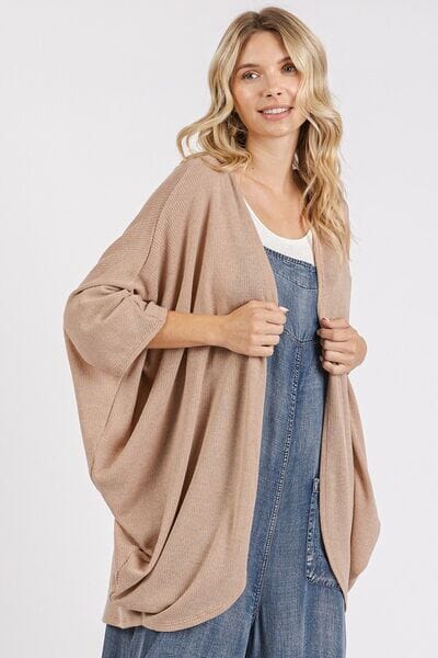 Mittoshop Open Front Batwing Sleeve Cardigan - Sydney So Sweet