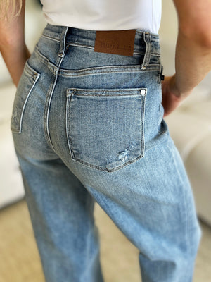 Judy Blue Full Size High Waist Straight Jeans - Sydney So Sweet