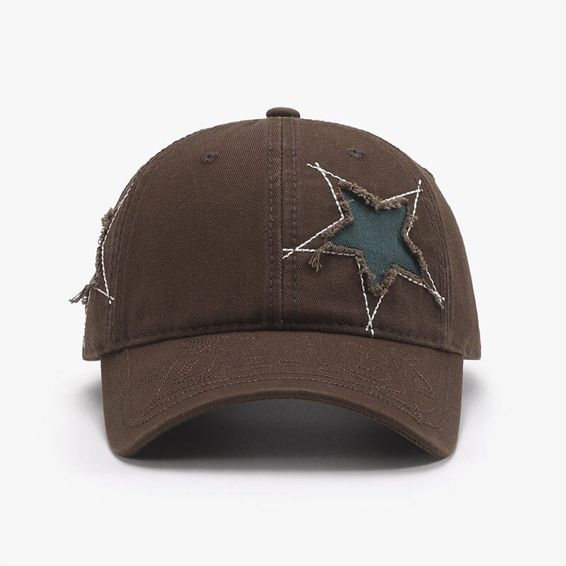 Adjustable Star Raw Hem Cap - Sydney So Sweet