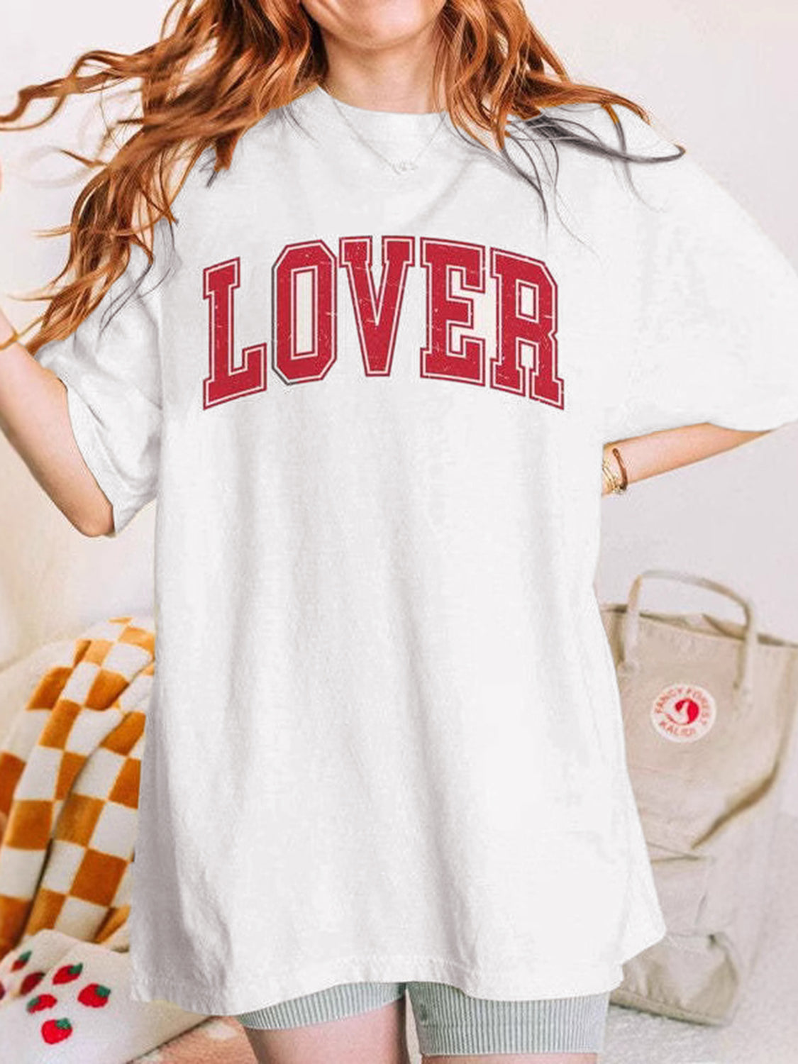 LOVER Round Neck Half Sleeve T-Shirt - Sydney So Sweet