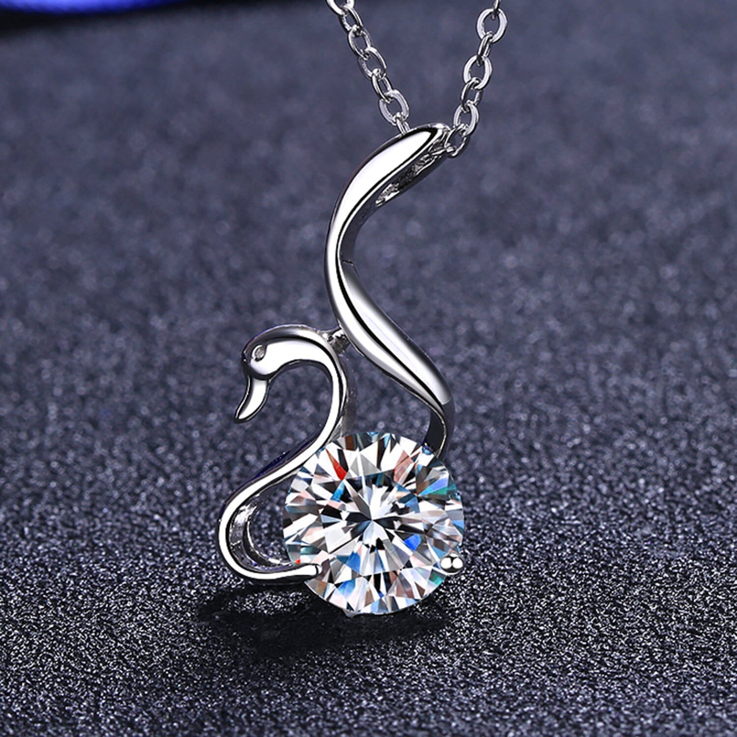 2 Carat Moissanite 925 Sterling Silver Necklace - Sydney So Sweet