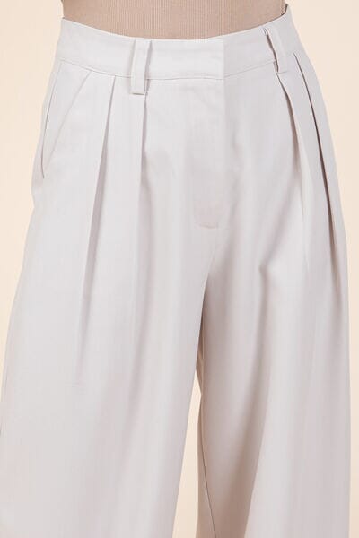 Mittoshop Pintuck Detail High Rise Pants - Sydney So Sweet