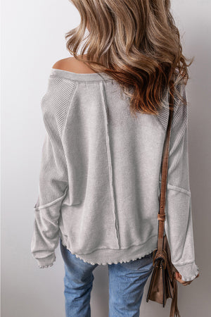 Round Neck Long Sleeve Sweatshirt - Sydney So Sweet