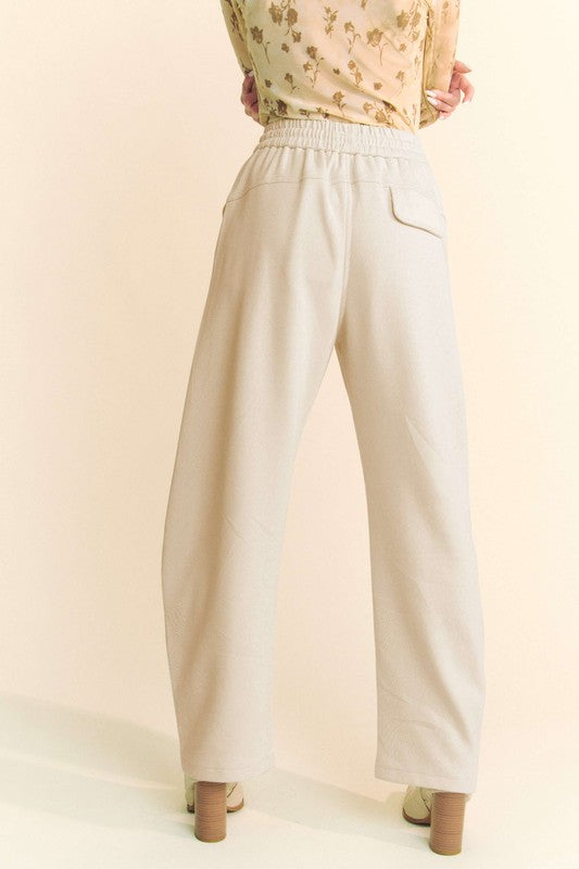 Davi & Dani Drawstring Wide Leg Sweatpants - Sydney So Sweet