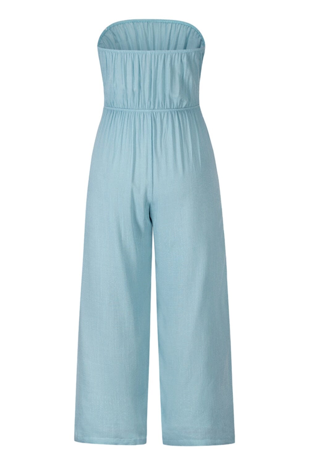 Tied Cutout Tube Wide Leg Jumpsuit - Sydney So Sweet