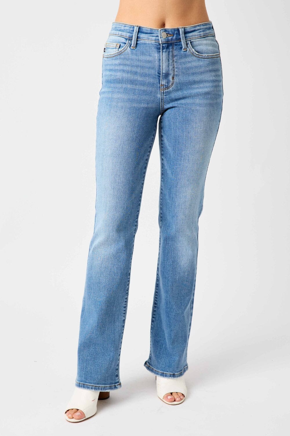 Judy Blue Full Size High Waist Straight Jeans - Sydney So Sweet