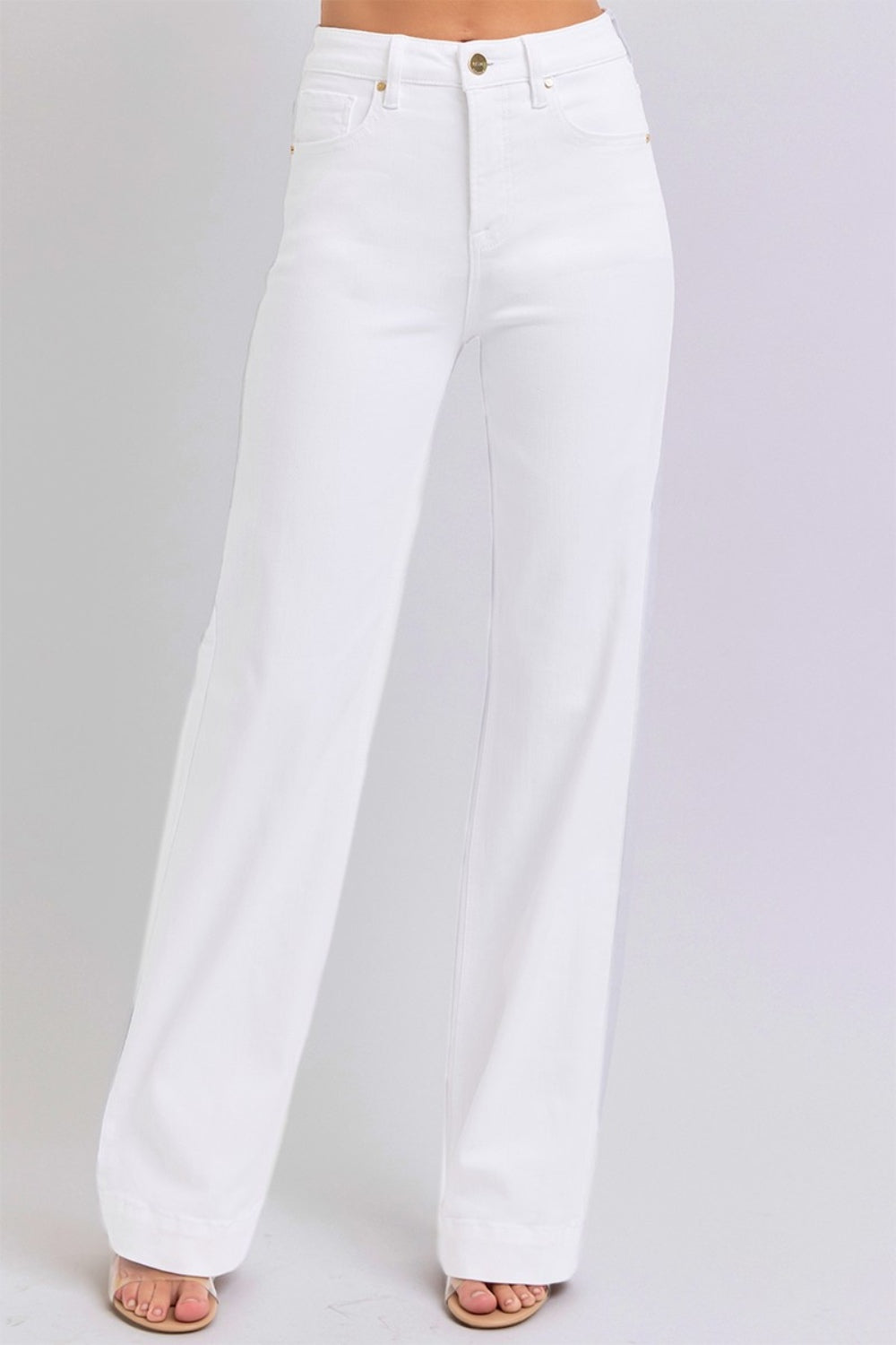 RISEN Full Size High Waist Straight Jeans - Sydney So Sweet