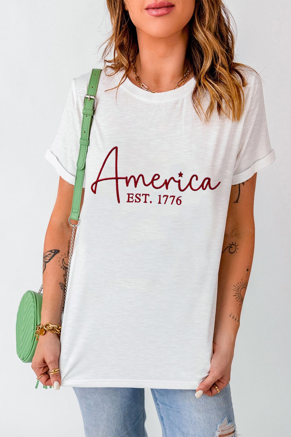 America Est 1776 Short Sleeve Women's Graphic T-Shirt - Sydney So Sweet