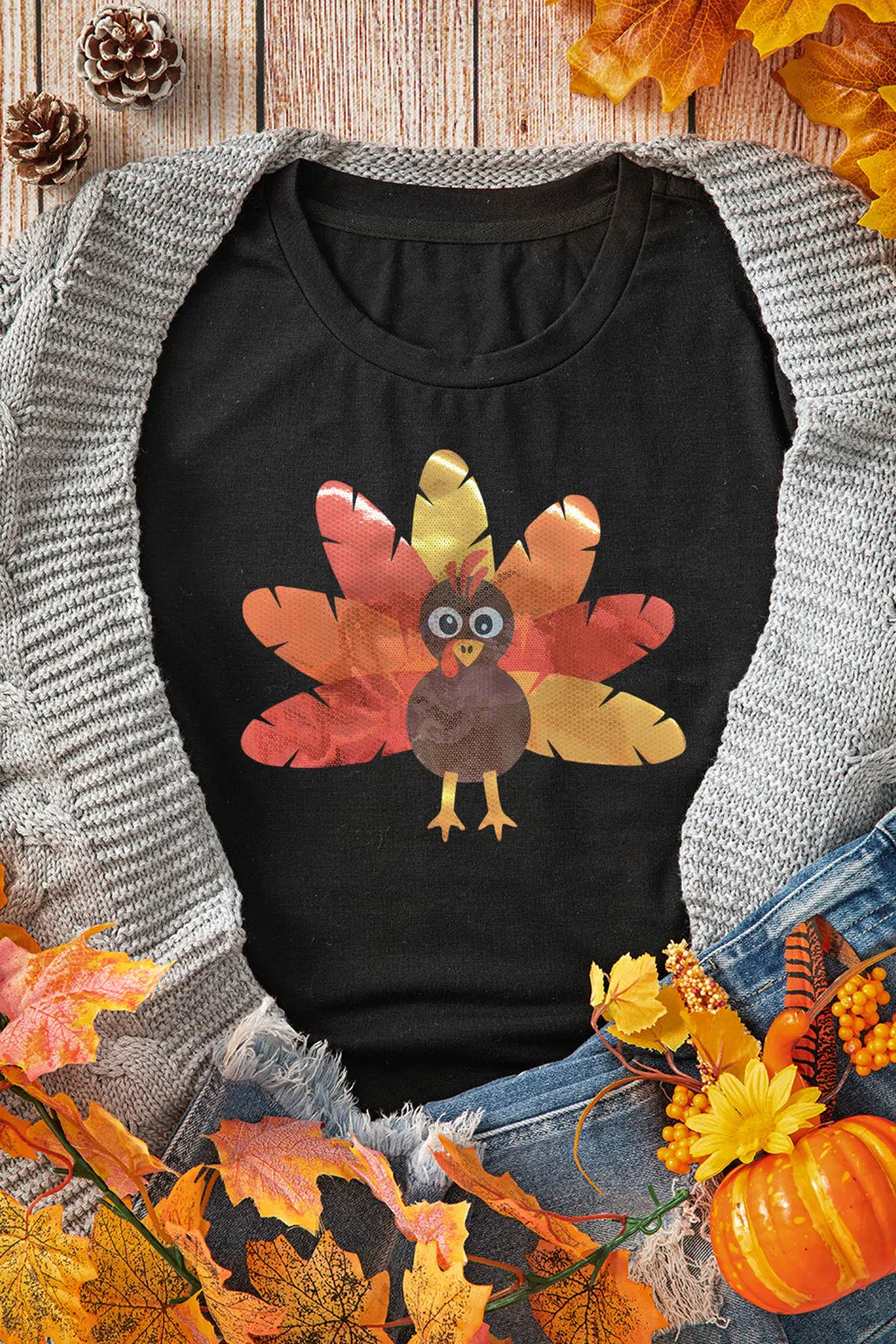 Turkey Turkey Women's Graphic Short Sleeve T-Shirt - Sydney So Sweet